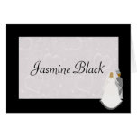 Bride & Groom - Wedding table name placecards