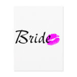 Bride Kiss postcards