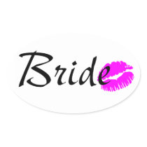 Bride (Kiss) Round Stickers