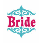 Bride (Moroccan) Hot Pink & Sky Blue t-shirts