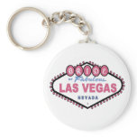 BRIDE of Fabulous Las Vegas Pink Keychain