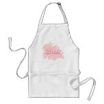 Bride Pink Scribble aprons