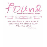Bride Proverbs 18:22 t-shirts