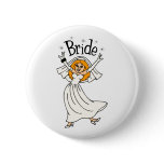 Bride (Red Hair) buttons