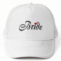 Bride (Red Hrt) Trucker Hats