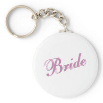 Bride (Script) Keychain