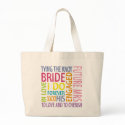 Bride Sentiments Wedding bags