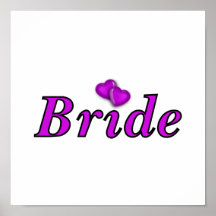 Bride Simply Love Posters