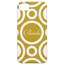 Bride Tan and White Mod iPhone 5 Case