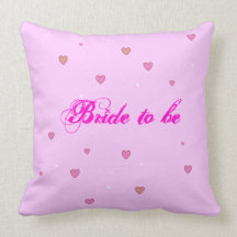 Bride To Be American MoJo Pillow
