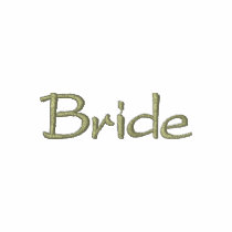 Bride to be bridal shower gift embroidered polo shirt