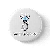 bride to be button
