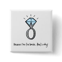bride to be pinback buttons