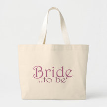 Bride to be canvas bag