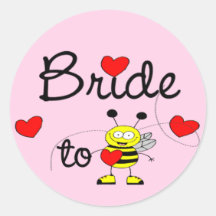 Bride to Be / HEART HAPPY BEE Sticker