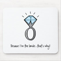 bride to be mouse pad