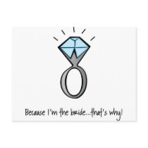 bride to be postcards