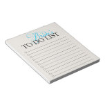 Bride To Do List Memo Notepad