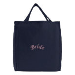Bride Tote embroidered bags