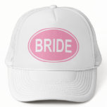 Bride Wedding Oval Pink hats