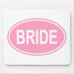 Bride Wedding Oval Pink mousepads