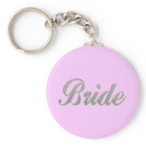 Bride with bling key chains