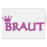 bride with crown icon cards
