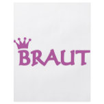 bride with crown icon full color flyer