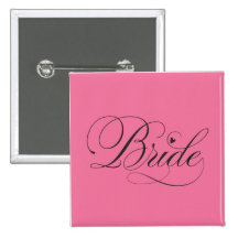 Bride with heart pin