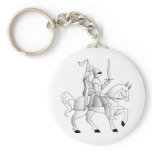 Bride with Knight in Shining Armour keychains