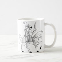 Bride with Knight in Shining Armour Mugs