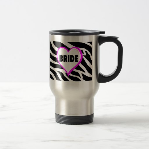 Bride  Zebra Stripes Mugs
