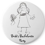 Bride's Bachelorette Party Button