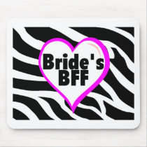 Brides BFF (Heart Zebra Print)