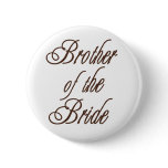 Bride's Brother Classy Browns buttons