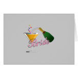 Brides Champagne Toast Greeting Card