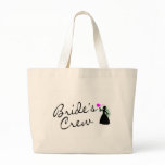 Brides Crew Bride (Blk) Tote Bags