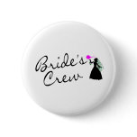 Brides Crew (Bride Blk) Buttons