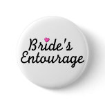 Bride's Entourage buttons