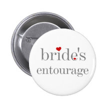 Bride's Entourage Button