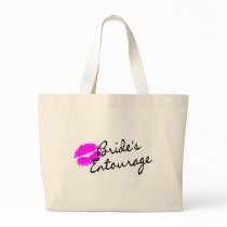 Brides Entourage (Kiss) Tote Bags