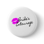 Brides Entourage (Kiss) Pinback Button
