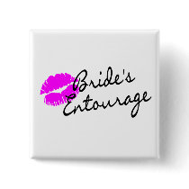 Brides Entourage (Kiss) Buttons