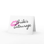 Brides Entourage Lips cards