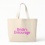 Brides Entourage Pink Tote Bags
