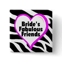 Brides Fabulous Friends Zebra Stripes
