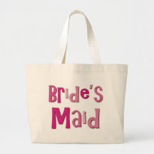 Brides Maid Pink Brown Bag