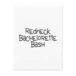 Brides Redneck Bachelorette Bash postcards
