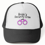 Brides Security Crew (Pink Cuffs) hats