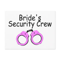 Brides Security Crew (Pink Cuffs)